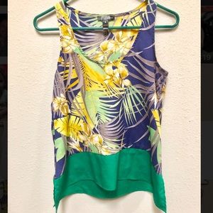 Aqua Brand green, yellow, and blue top